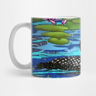 Loons and Lillies Mug